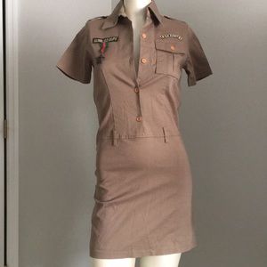 💖SALE Khaki dress  military Halloween costume